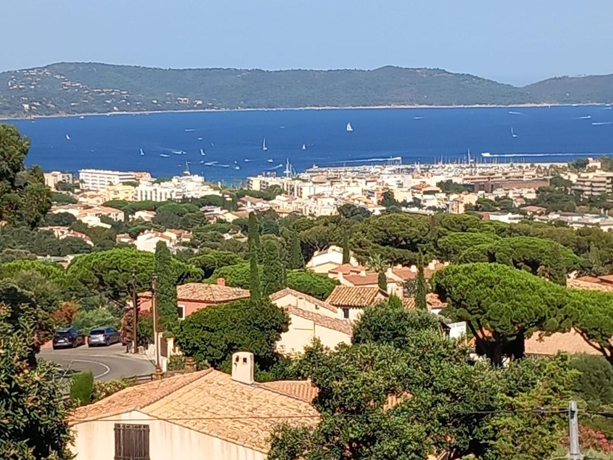 4-Star Private Villa With Heated Pool And Panoramic Sea View At Gulf De Saint Tropez Cavalaire-sur-Mer Zewnętrze zdjęcie