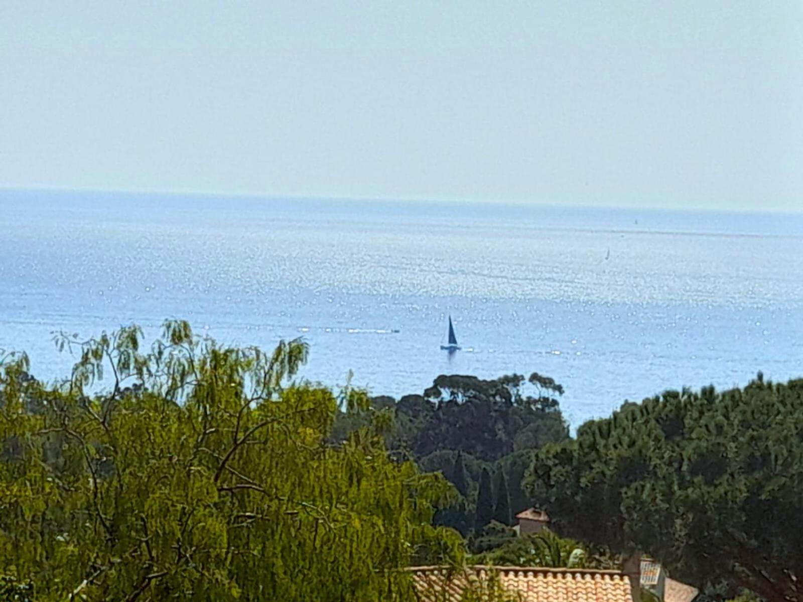 4-Star Private Villa With Heated Pool And Panoramic Sea View At Gulf De Saint Tropez Cavalaire-sur-Mer Zewnętrze zdjęcie
